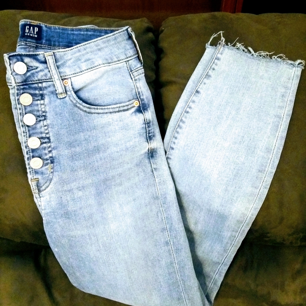 Gap High Rise True Skinny Curvy jeans